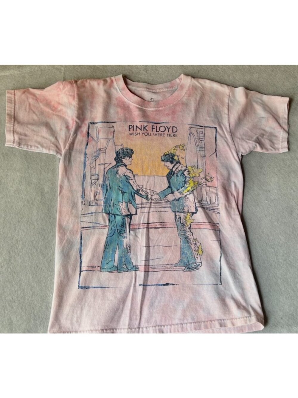 Graphic T-Shirts: Krusty Burger & Pink Floyd Wish You Were Here Size S Lot of 2 - Picture 10 of 11